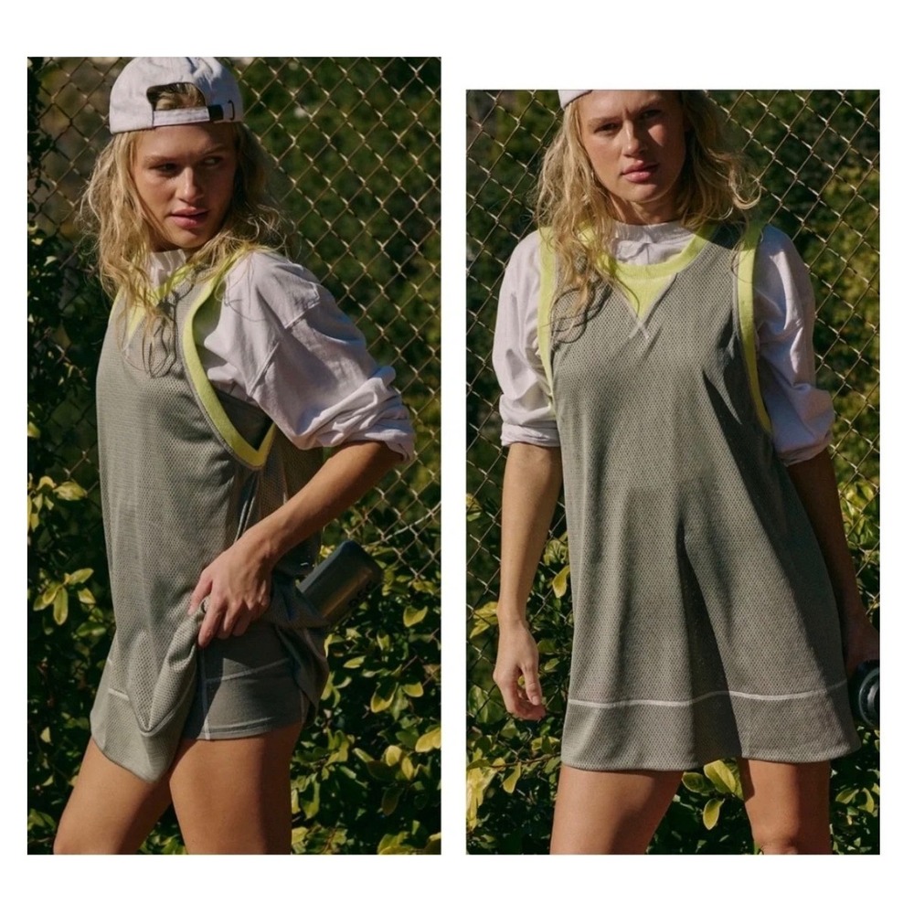 Free People Movement Walk Out One Piece in Sage Stone  XS Excellent Condition